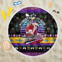 Nakatomi Plaza Christmas Party 1988 Beach Blanket DJ Santa Claus - Wonder Print Shop