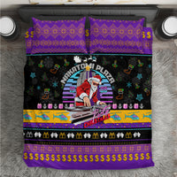 Nakatomi Plaza Christmas Party 1988 Bedding Set DJ Santa Claus - Wonder Print Shop