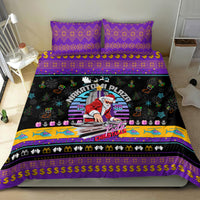 Nakatomi Plaza Christmas Party 1988 Bedding Set DJ Santa Claus - Wonder Print Shop