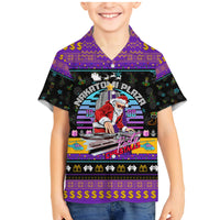 Nakatomi Plaza Christmas Party 1988 Family Matching Mermaid Dress and Hawaiian Shirt DJ Santa Claus - Wonder Print Shop