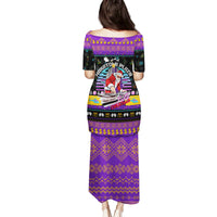 Nakatomi Plaza Christmas Party 1988 Family Matching Puletasi Dress and Hawaiian Shirt DJ Santa Claus - Wonder Print Shop