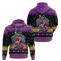 Nakatomi Plaza Christmas Party 1988 Hoodie DJ Santa Claus - Wonder Print Shop