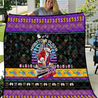 Nakatomi Plaza Christmas Party 1988 Quilt DJ Santa Claus - Wonder Print Shop