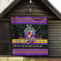 Nakatomi Plaza Christmas Party 1988 Quilt DJ Santa Claus - Wonder Print Shop