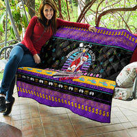 Nakatomi Plaza Christmas Party 1988 Quilt DJ Santa Claus - Wonder Print Shop