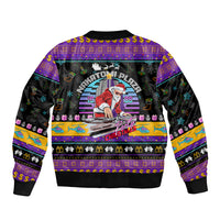 Nakatomi Plaza Christmas Party 1988 Sleeve Zip Bomber Jacket DJ Santa Claus - Wonder Print Shop