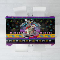 Nakatomi Plaza Christmas Party 1988 Tablecloth DJ Santa Claus - Wonder Print Shop
