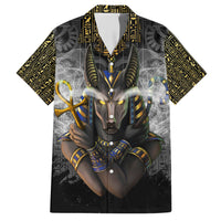 Anubis Hawaiian Shirt Egypt Pattern Black - Wonder Print Shop
