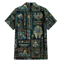 Egyptian Hieroglyphs And Deities Hawaiian Shirt - Wonder Print Shop