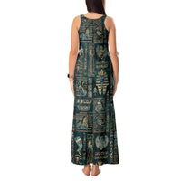 Egyptian Hieroglyphs And Deities Tank Maxi Dress - Wonder Print Shop