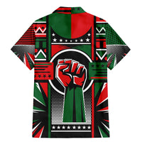 Power Fist And Patterns In Pan African Family Matching Mermaid Dress and Hawaiian Shirt - Wonder Print Shop