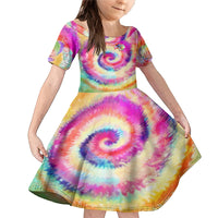 We Are All Human LGBT Family Matching Mermaid Dress and Hawaiian Shirt Skull Tie Dye - Wonder Print Shop