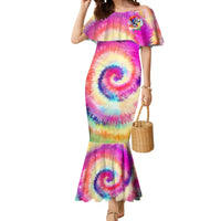We Are All Human LGBT Mermaid Dress Skull Tie Dye - Wonder Print Shop