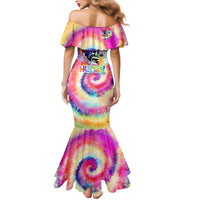 We Are All Human LGBT Mermaid Dress Skull Tie Dye - Wonder Print Shop