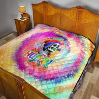 We Are All Human LGBT Quilt Skull Tie Dye - Wonder Print Shop