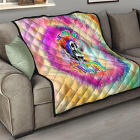 We Are All Human LGBT Quilt Skull Tie Dye - Wonder Print Shop