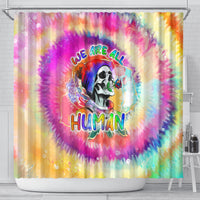 we-are-all-human-lgbt-shower-curtain-skull-tie-dye