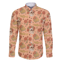 Day of the Dead Family Matching Puletasi Dress and Hawaiian Shirt Sugar Skulls - Wonder Print Shop