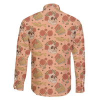 Day of the Dead Family Matching Summer Maxi Dress and Hawaiian Shirt Sugar Skulls - Wonder Print Shop