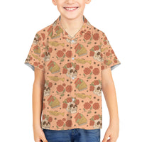 Day of the Dead Family Matching Tank Maxi Dress and Hawaiian Shirt Sugar Skulls - Wonder Print Shop