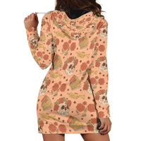Day of the Dead Hoodie Dress Sugar Skulls - Wonder Print Shop