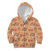 Day of the Dead Kid Hoodie Sugar Skulls - Wonder Print Shop