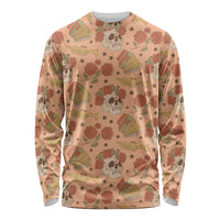 Day of the Dead Long Sleeve Shirt Sugar Skulls - Wonder Print Shop