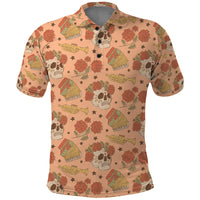 Day of the Dead Polo Shirt Sugar Skulls - Wonder Print Shop