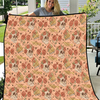 Day of the Dead Quilt Sugar Skulls - Wonder Print Shop