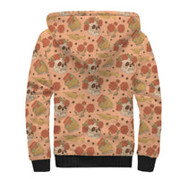 Day of the Dead Sherpa Hoodie Sugar Skulls - Wonder Print Shop