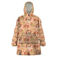 Day of the Dead Wearable Blanket Hoodie Sugar Skulls - Wonder Print Shop