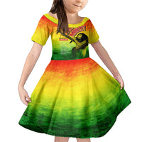 The Real Legend Bob Family Matching Mermaid Dress and Hawaiian Shirt African Jamaica Reggae - Wonder Print Shop