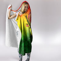 The Real Bob Marley Hooded Blanket African Jamaica Reggae