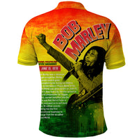 The Real Legend Bob Polo Shirt African Jamaica Reggae - Wonder Print Shop