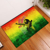 The Real Legend Bob Rubber Doormat African Jamaica Reggae - Wonder Print Shop