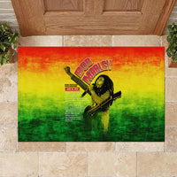 The Real Legend Bob Rubber Doormat African Jamaica Reggae - Wonder Print Shop