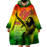 The Real Legend Bob Wearable Blanket Hoodie African Jamaica Reggae - Wonder Print Shop