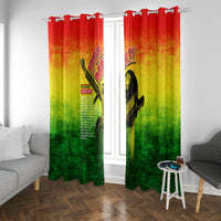 The Real Legend Bob Window Curtain African Jamaica Reggae - Wonder Print Shop