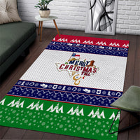 Merry Christmas Yall Texas Area Rug - Wonder Print Shop
