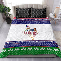 Merry Christmas Yall Texas Bedding Set - Wonder Print Shop
