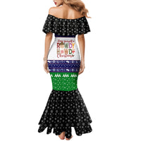 Merry Christmas Yall Texas Family Matching Mermaid Dress and Hawaiian Shirt - Wonder Print Shop