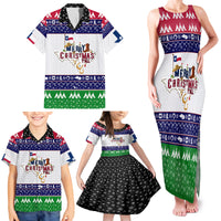 Merry Christmas Yall Texas Family Matching Tank Maxi Dress and Hawaiian Shirt - Wonder Print Shop