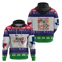 Merry Christmas Yall Texas Hoodie - Wonder Print Shop