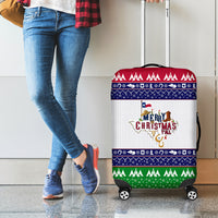 Merry Christmas Yall Texas Luggage Cover - Wonder Print Shop