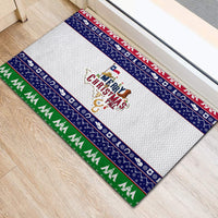 Merry Christmas Yall Texas Rubber Doormat - Wonder Print Shop