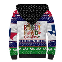 Merry Christmas Yall Texas Sherpa Hoodie - Wonder Print Shop