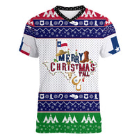 Merry Christmas Yall Texas Women V Neck T Shirt - Wonder Print Shop
