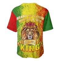 King's African Spirit Baseball Jersey Heart of A Lion - Wonder Print Shop