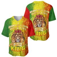 King's African Spirit Baseball Jersey Heart of A Lion - Wonder Print Shop
