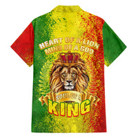 King's African Spirit Family Matching Summer Maxi Dress and Hawaiian Shirt Heart of A Lion - Wonder Print Shop